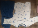 浪莎（LangSha）儿童睡衣男童夏季薄款莫代尔青少年七分袖家居服套装 蓝色130 实拍图