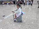 Airwheel爱尔威电动行李箱可骑行拉杆箱可坐可代步铝框箱包20英寸登机箱 实拍图