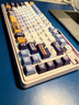 珂芝（KZZI）K98三模机械键盘无线2.4G蓝牙有线98键RGB家用办公电竞游戏客制化键盘极地雪彩虹轴 实拍图