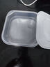 冰箱保鲜盒食品级冰箱收纳盒塑料密封盒蔬菜水果冷冻盒便当盒 方形保鲜盒650ML（2个装） 实拍图