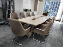 高档烤漆会议桌长桌大中型办公室简约现代会议桌培训洽谈桌椅组合 2.2米（烤漆会议桌）【包送安】 实拍图