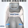 太空立体蝶翼慢回弹记忆棉腰靠头枕办公室护腰久坐靠背椅汽车腰靠 深空灰ZL 立体蝶翼记忆棉头枕【单支装】 实拍图