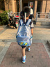 YONEX尤尼克斯羽毛球鞋yy入门级训练减震动力垫男女SHB101CR白/蓝 37.5 实拍图