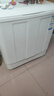 海尔（Haier）双桶洗衣机半自动 家用大件洗 12公斤大容量 一级能效省水电 以旧换新 双缸 原厂品质XPB120-81D2 实拍图
