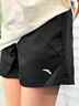 安踏速干|运动短裤女士夏季款冰丝凉感透气健身跑步训练瑜伽五分裤子 【速干-斜插口袋】黑色7505-1 L 实拍图