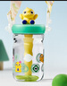 babycare恐龙吸管水杯儿童吸管杯大宝宝直饮幼儿园小学水壶上学户外运动绿 实拍图