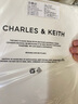 CHARLES&KEITH三角扣新月包腋下包单肩包包女包女友生日礼物CK2-50271205 粉白色Chalk S 实拍图