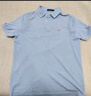 雅戈尔（YOUNGOR）短袖POLO衫男翻领舒爽透气棉手感舒适POLO衫 VSPC533066ICA浅蓝色 3XL 实拍图