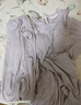 棉十三女士睡衣夏季薄款【莫代尔带胸垫】圆领短袖七分裤宽松家居服套装 实拍图