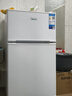 美的（Midea）88升迷你双开门小冰箱租房宿舍办公室小型家用双温可冷冻冷藏节能BCD-88CM 实拍图