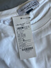 JEANSWEST CLUB真维斯t恤男纯棉短袖 圆领打底衫大码纯色不透男女体恤五分袖上衣 实拍图