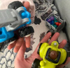 汇乐玩具（HUILE TOYS）工程车队婴幼儿童汽车玩具宝宝挖掘机玩具车男孩1-3岁生日礼物 吊车+升降车 实拍图