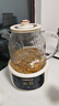 乐扣乐扣全玻璃养生壶电热水壶分体式烧水煮茶壶小花茶壶恒温加热保温迷你泡茶壶1L 实拍图