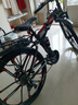 凤凰（Phoenix）可折叠山地车自行车成人男女新款式学生12到18岁变速越野软尾单车 双避震【密封全轴承】钢架/十刀轮黑红 26寸-27速【身高158-188cm】 实拍图
