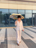 美度（MAYDU）遮阳伞防晒防紫外线小巧晴雨伞女太阳伞五折超轻口袋伞M5208黄色 实拍图
