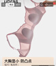 ubras浪花兔耳杯大杯背勾文胸女士内衣女大胸显小无痕胸罩兰花烟L 实拍图