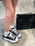 匡威（Converse）官方 Run Star Hike低帮帆布流星厚底鞋黑色168816C 黑色/168816C 37.5 实拍图