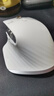 罗技（Logitech）大师系列 MX Master 3S 无线蓝牙鼠标 人体工学 办公 静音鼠标 高端 珍珠白 带无线接收器 实拍图
