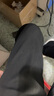 迪伽达cleanfit微喇休闲西裤子男士春夏秋季款冰丝垂坠感柳叶弯刀直筒裤 SBXS-C911-6黑色 XL 实拍图