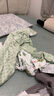 威尔贝鲁（WELLBER）婴儿豆豆被幼儿园被子儿童毛毯春秋宝宝毯子不夹棉 熊猫110*140cm 实拍图