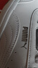 彪马（PUMA）官方男女低帮经典复古百搭轻便透气休闲运动板鞋 REBOUND 380747 白-白-浅灰-02 38 实拍图