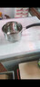 304不锈钢小奶锅宝宝婴儿辅食不粘煮面家用煮奶汤锅电磁炉食品级 304不锈钢奶锅单底 16cm 实拍图