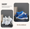 SNOOPY史努比童鞋儿童运动鞋男女童小白鞋秋季软底休闲跑鞋2891蓝色37 实拍图