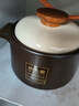 炊大皇炊大皇砂锅炖锅沙煲砂锅家用耐高温汤锅燃气直烧煲汤砂锅炖汤砂锅 【干烧不裂】适用3-5人 3.5L 实拍图