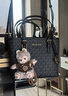 迈克.科尔斯（MICHAEL KORS）MK女包 奢侈品 JET SET菜篮子托特包 黑色 实拍图