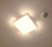 惠普精工吸顶灯led卧室现代简约餐厅中山灯具方40*40cm遥控三色 实拍图