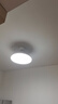 美的（Midea）风扇灯餐厅吊扇灯led卧室客厅灯隐形扇叶遥控护眼三防灯具熟睡风 实拍图
