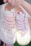 斯凯奇（Skechers）糕糕鞋女鞋夏季厚底增高休闲鞋蕾丝透气户外运动鞋松糕鞋117520 实拍图