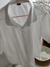 衣诺坊女童白衬衫短袖夏款儿童白T恤小学生衬衣大合唱班服六一演出礼服 实拍图