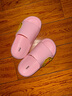 B.Duck小黄鸭童鞋儿童拖鞋男女童四季室内家居鞋浴室一字拖5916粉色32 实拍图