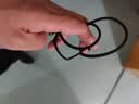 唐怀瑟手工编织中小学生钥匙挂绳儿童小孩老年人防丢挂脖子金属卡扣绳子 黑绳款 实拍图