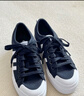 adidas NIZZA PLATFORM厚底增高运动帆布鞋男女阿迪达斯三叶草 一号黑/白   38.5 实拍图