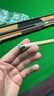 星牌15E斯诺克台球杆一体杆小头球杆中式黑八桌球杆分体手工杆球杆 10mm通杆杆盒套装（9个配件） 实拍图