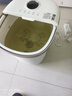 海尔（Haier）泡脚桶恒温加热可拆洗京东自营足浴盆抑菌理疗自动按摩冲浪泡小腿洗脚桶送父亲节礼物HQY-J741W 实拍图