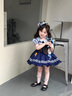 G.duck洛丽塔公主裙女童连衣裙夏季朱迪儿童裙子兔子警官生日蓬蓬裙春秋 朱迪裙子+裙撑 130 尺码7~8岁【120-130cm】 实拍图