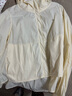ubras轻薄蝉翼防晒衣女外套后背捏褶连帽透气户外服 馥芮白色 S 实拍图