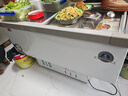 冰诺玺商用展示柜保鲜岛柜海鲜展示柜大容量冷柜雪糕饮料点菜柜市玻璃保鲜卧式冰柜商用冷柜大容量冰柜 1.4米升级智控【带篮框】 实拍图