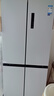 美的（Midea）531谷雨灰双系统双循环十字对开四开门一级变频风冷无霜大容量国家补贴家用智能电冰箱MR-531WSPZE 实拍图