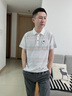 老爷车（LAOYECHE）爸爸含棉凉感短袖T恤男夏季新款中老年男士POLO衫父亲节礼物实用 YT252260201灰绿色 XL (180) 【推荐体重135-150斤】 实拍图