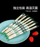 SHUANG YU一次性筷子100双独立包装家用野餐卫生竹筷 打包方便筷餐具用品 实拍图