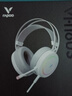 雷柏（Rapoo） VH160S 有线耳机 虚拟7.1声道电竞游戏 USB电脑耳麦  头戴式立体环绕声 白色 实拍图