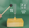 六鑫音叉512Hz物理实验器材初中科学实验文具实验室男孩女孩开学季必备用品生日礼物 实拍图