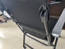 瑞仕达折叠床单人折叠椅办公室午休午睡床家用宿舍躺椅办公电脑椅 豪华加固滑轮款+头部支撑+腰靠 实拍图