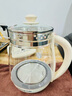 九阳（Joyoung）0胶水养生壶 1.5L煮茶器 玻璃花茶壶 316不锈钢烧水壶电热水壶 WY301 实拍图