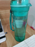 特百惠（Tupperware）水杯400ml晶彩茶韵随手杯学生运动防漏塑料杯车载便携杯子 400ml薄荷蓝 实拍图