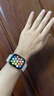 Apple Watch Series 10 智能手表42毫米玫瑰金色铝金属表壳淡桃粉色运动型表带M/L【蜂窝款】MWXR3CH/B 实拍图